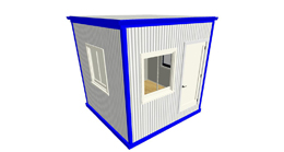 Gaziantep Güvenlik kulübesi konteyner 3x3m²²