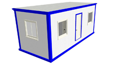 gaziantep-3X7m² wc evyeli iki odalı konteyner